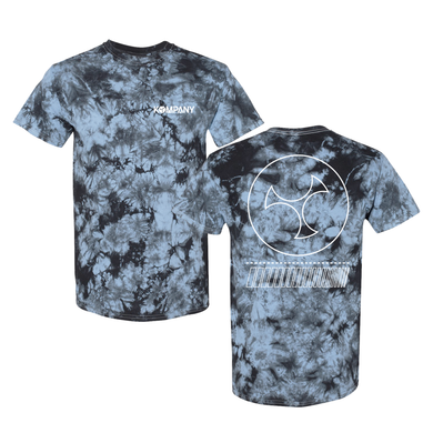 Blue & Black Tie Dye Tee