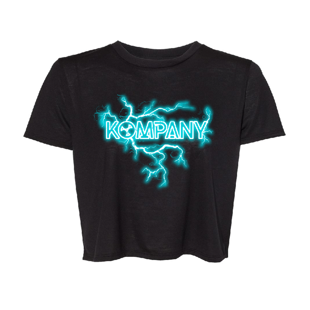 Women's Lightning Crop Tour Tee