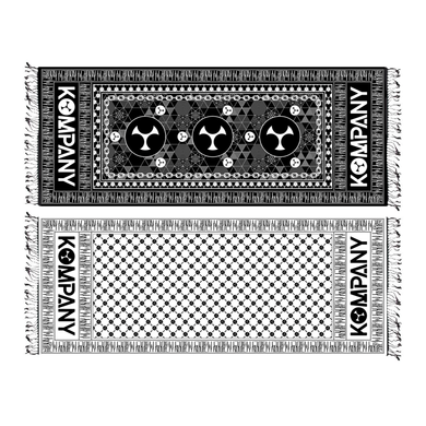 Kompany Pashmina (Black & White)